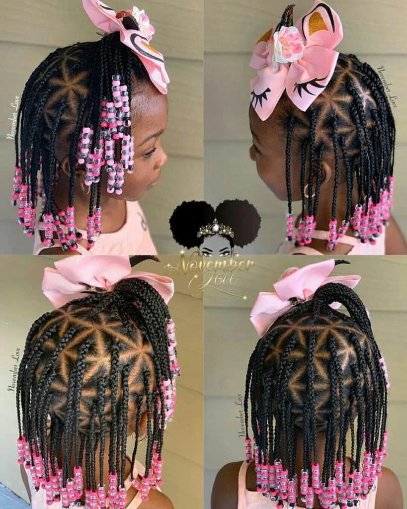 Featured image of post Knotless Box Braids Kids - 24 inches xpression braiding hair for ombre color box braids, 68 colors optional, 100g/pack.