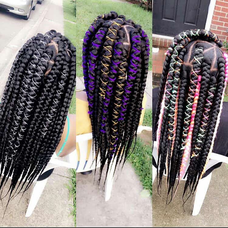 kids box braids jumbo braids