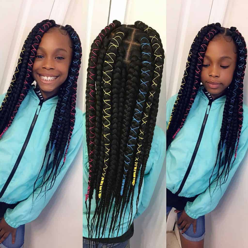 kids jumbo box braids