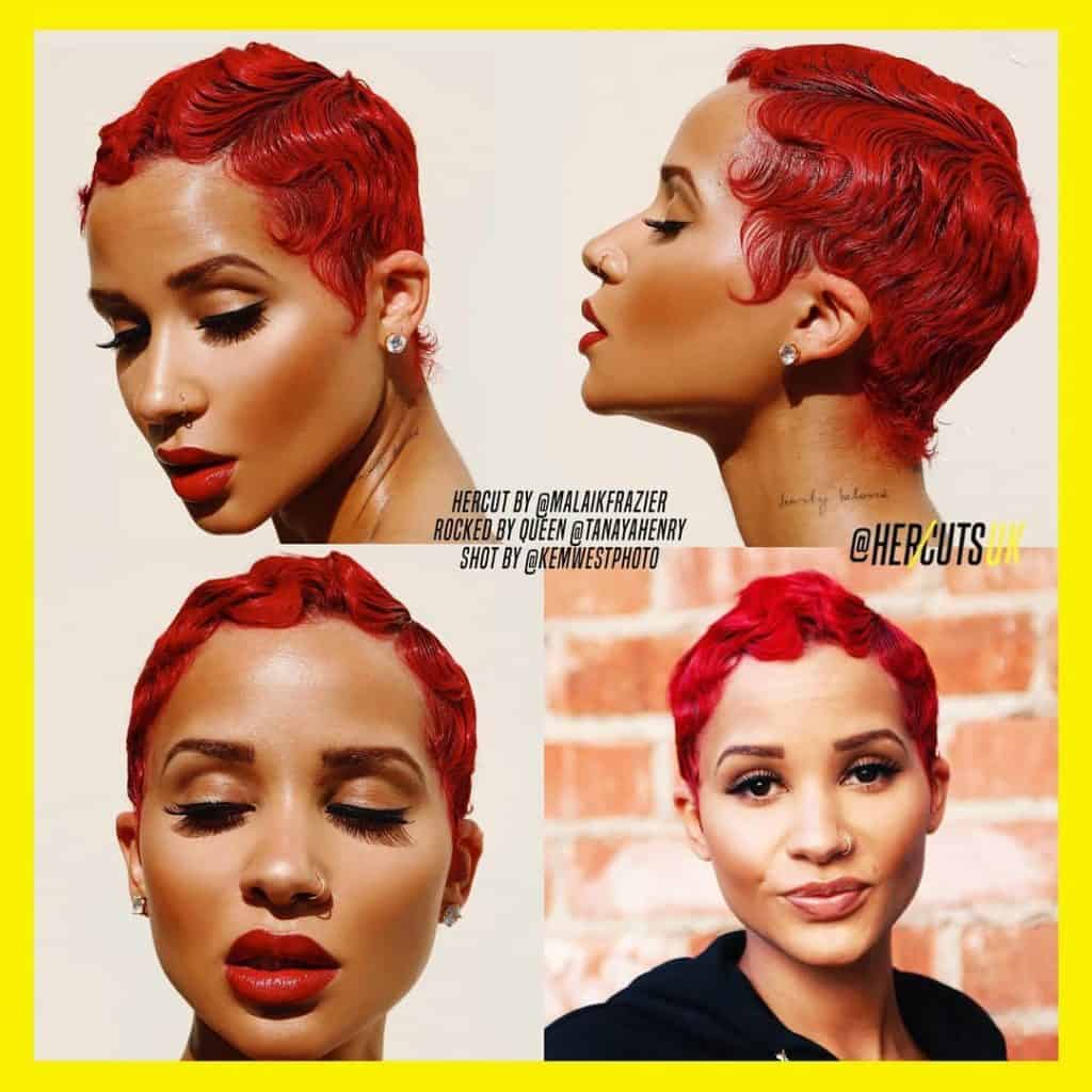 colored hairstyles for black women