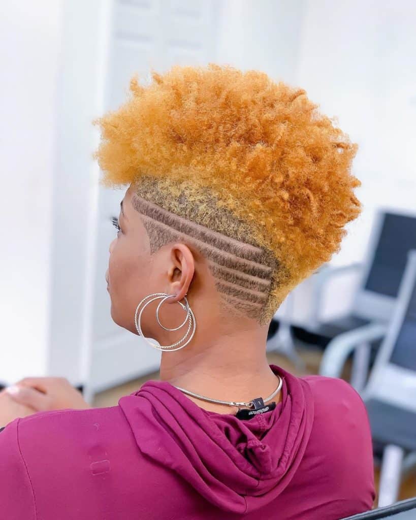 45 Edgy Fade Hair Cuts for Black Women with Short Hair in 2023  Coils and  Glory