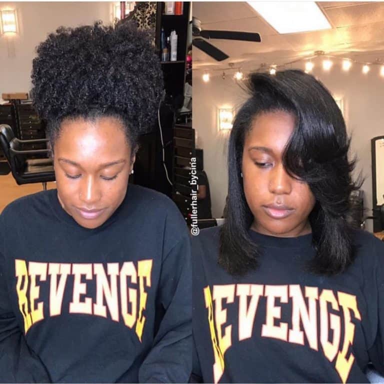 40 Silk Press Results on Different Natural Hair Textures