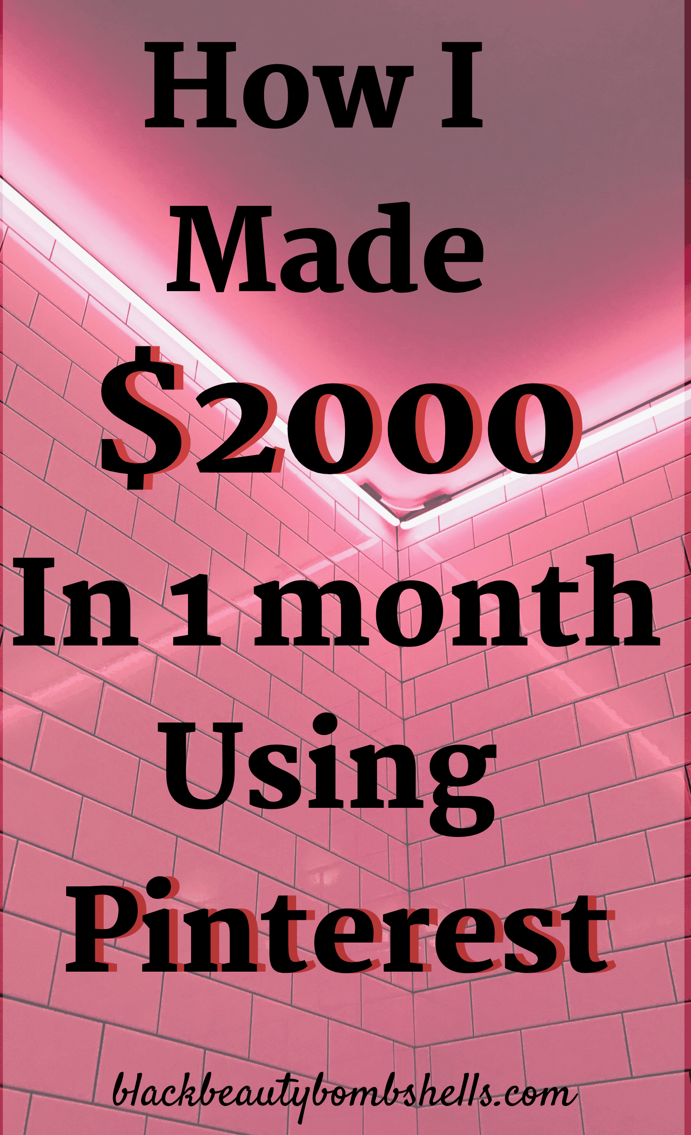 How I made $2000 in my First Month Dropshipping Using Pinterest