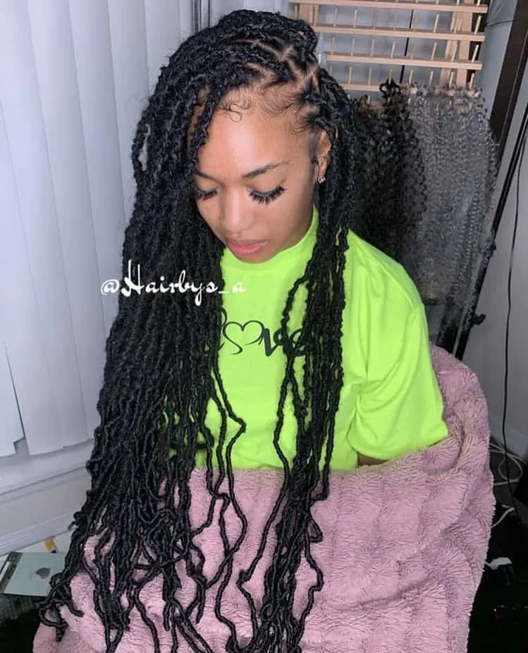 Distressed Faux Locs Dreadlocks