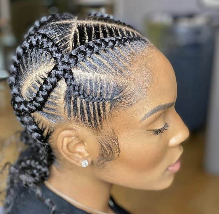 70 Stunning Stitch Braids Hairstyles For 2024