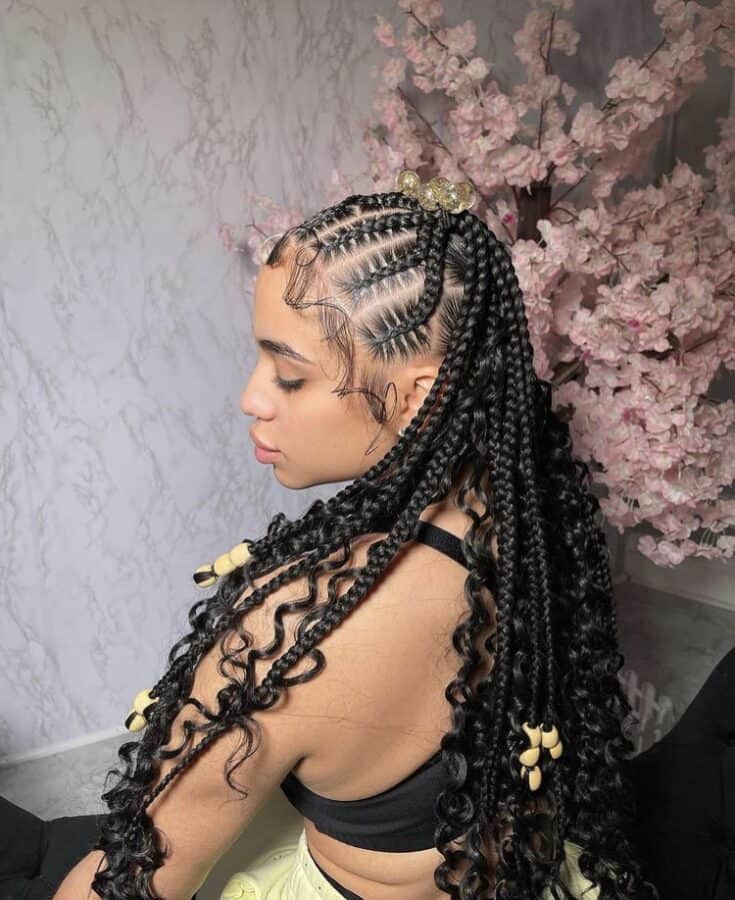 80 Boho Knotless Braids Hairstyles To Try In 2024