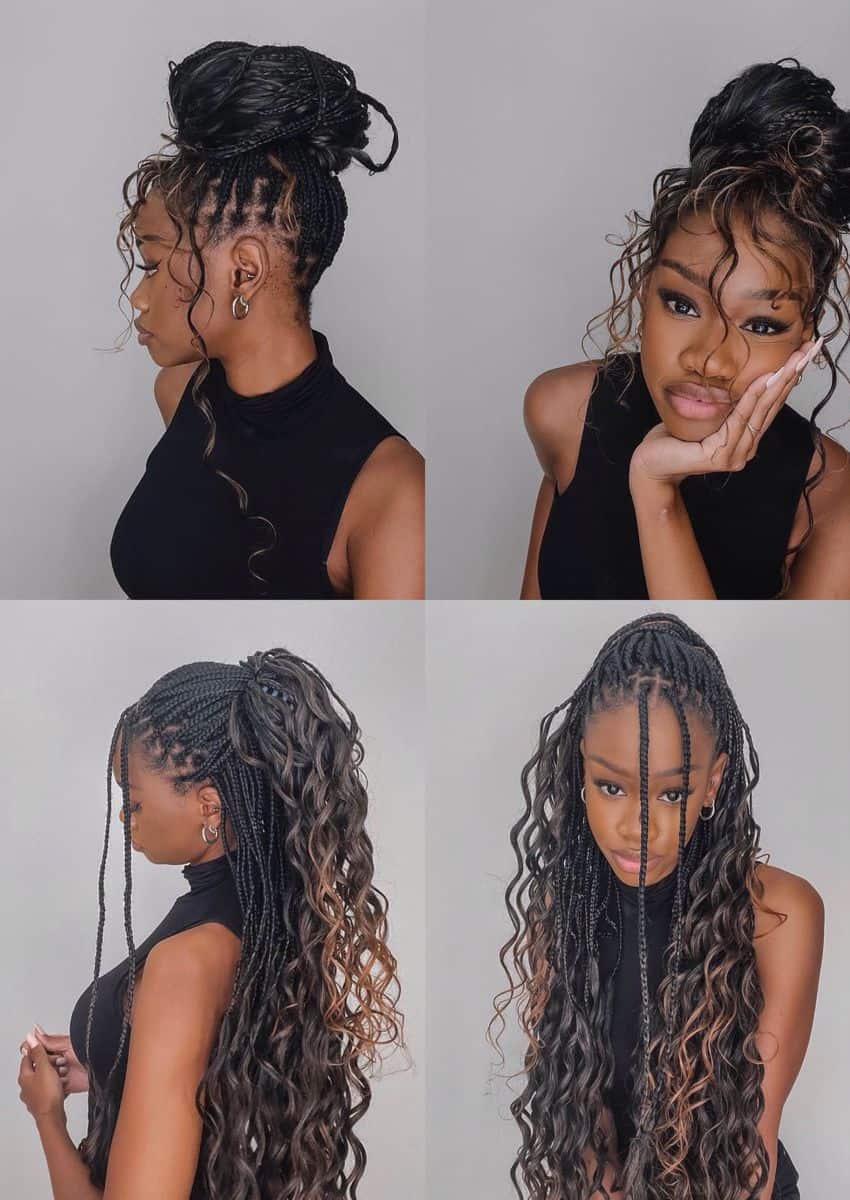 How To Bohemian Braids 45 Bohemian Braids Protective Hairstyles Luv68