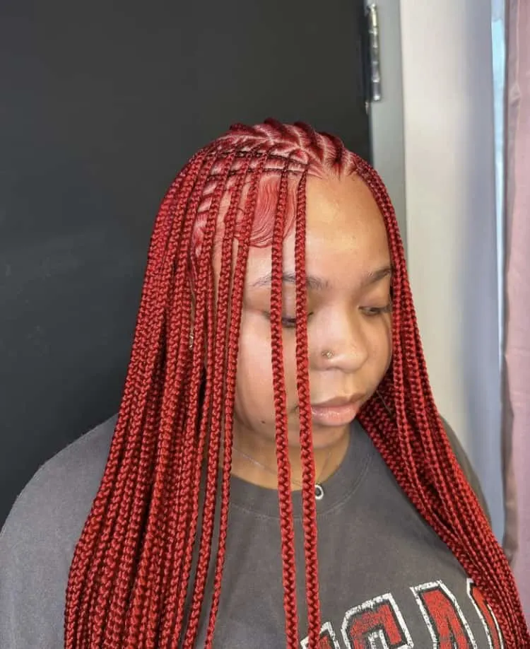 70 Flip Over Fulani Braids Hairstyles For 2024