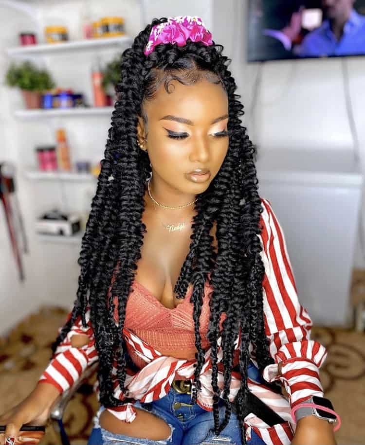 Medium passion braids