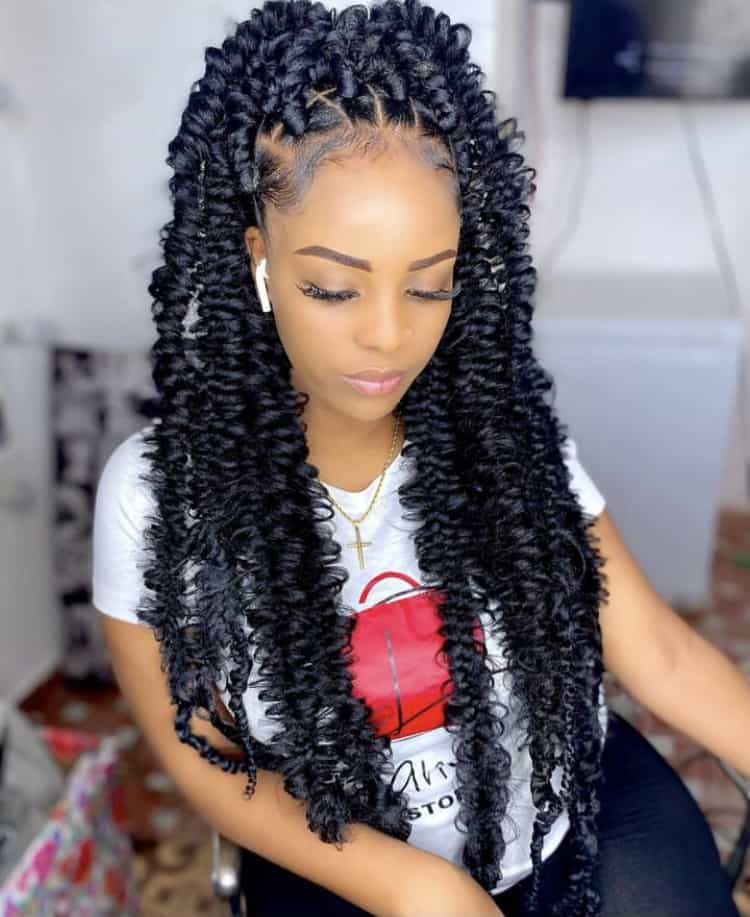Medium passion braids