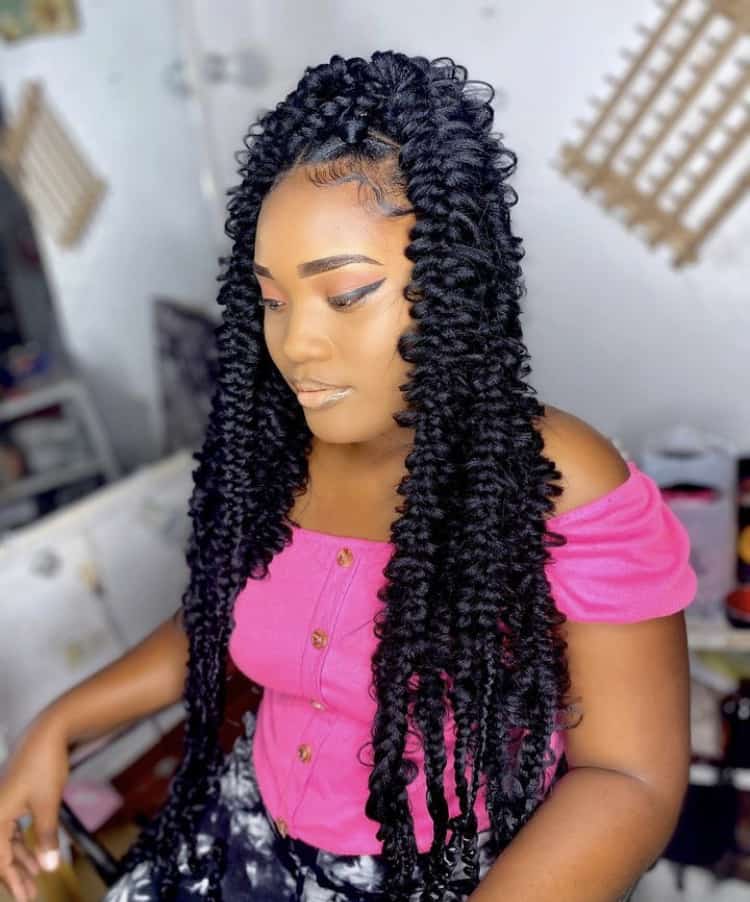 medium passion braids