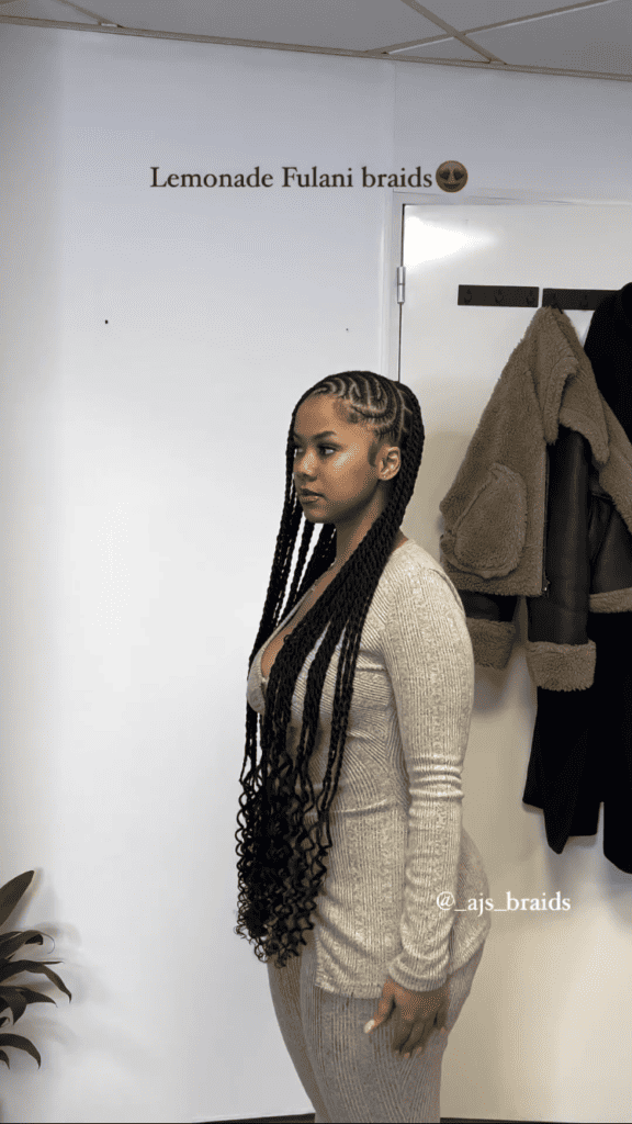 long lemonade Fulani twists