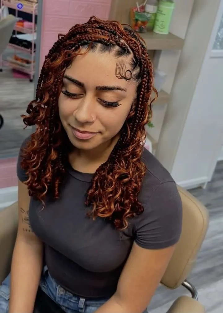 50 Boho Bob Knotless Braids Hairstyles Perfect For Fall