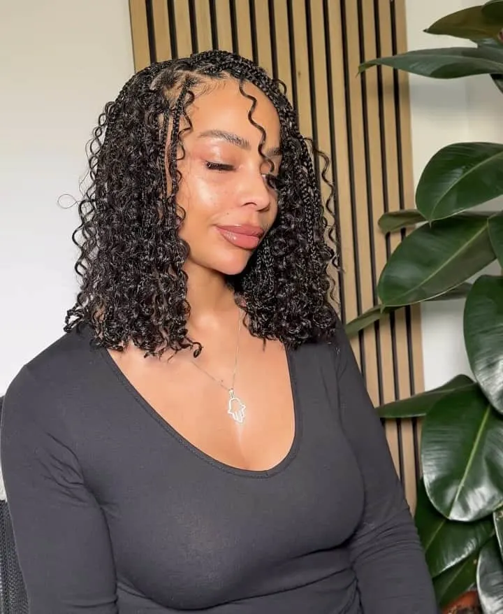 50 Boho Bob Knotless Braids Hairstyles Perfect For Fall