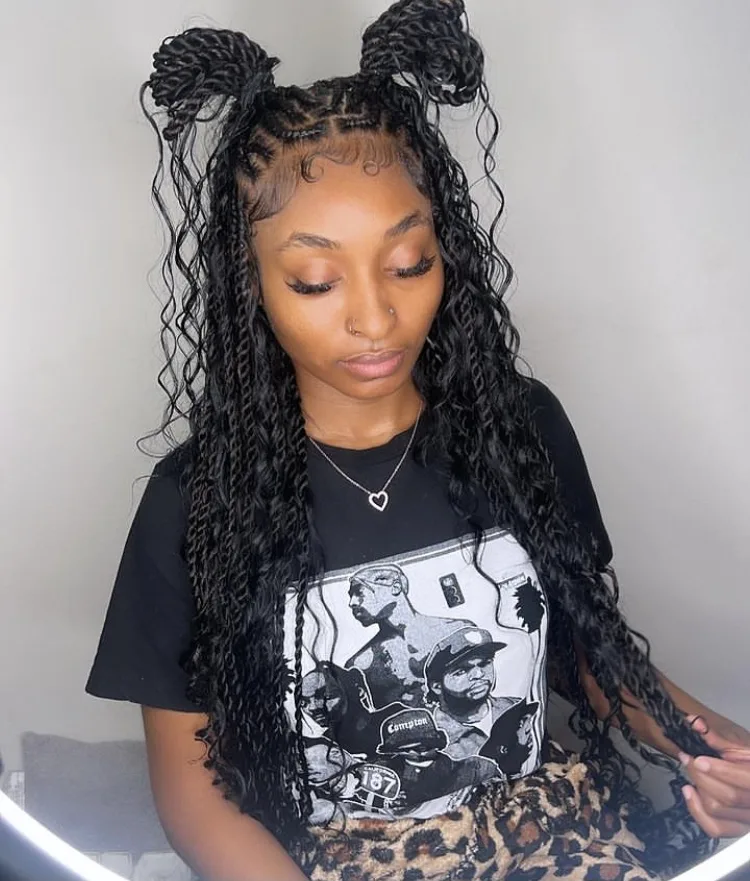 boho Fulani tribal twists 