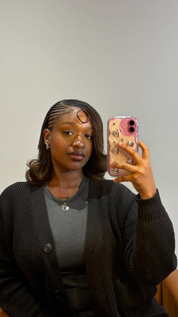 Tyla Braided Bob With a Swoop