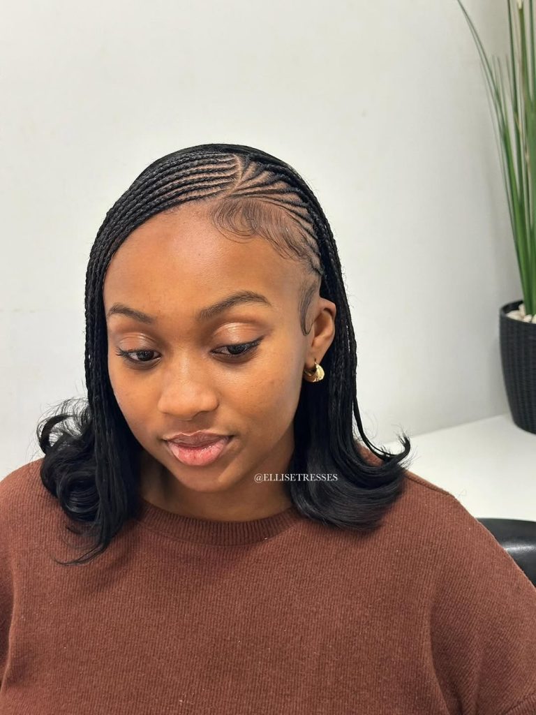 short tyla braided bob