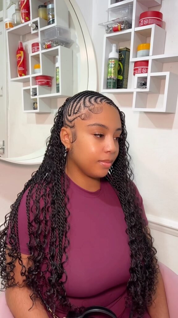 small long boho lemonade Fulani twists