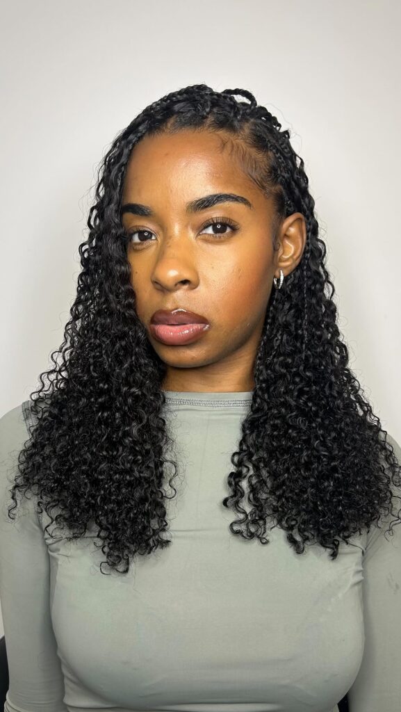 miracle knots using water deep wave hair 