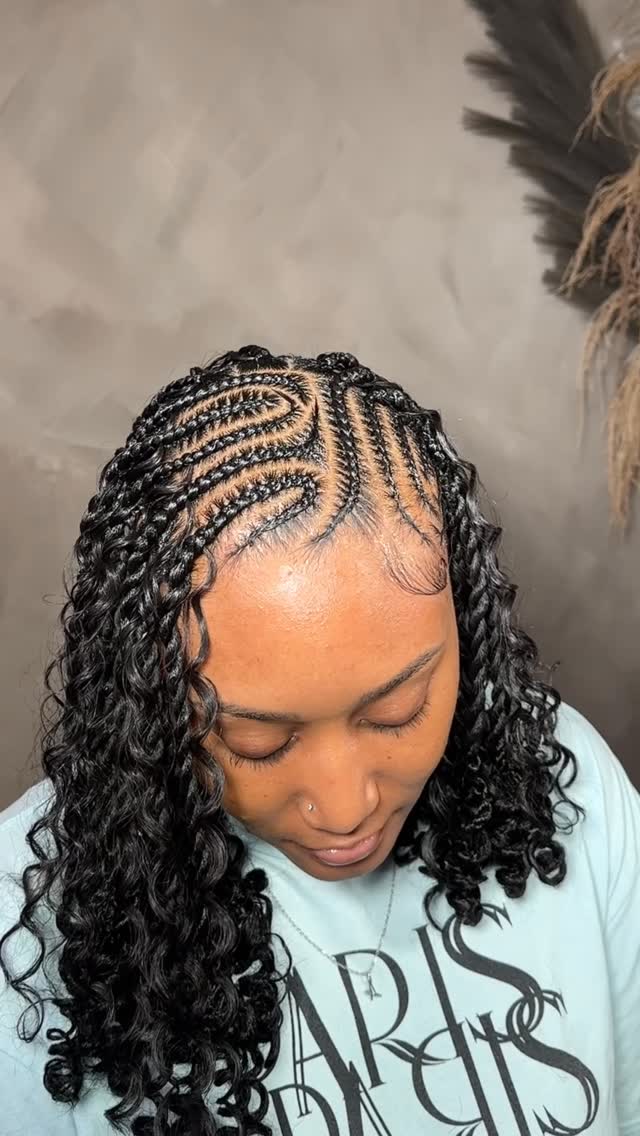 Freestyle boho bob lemonade Fulani twists
