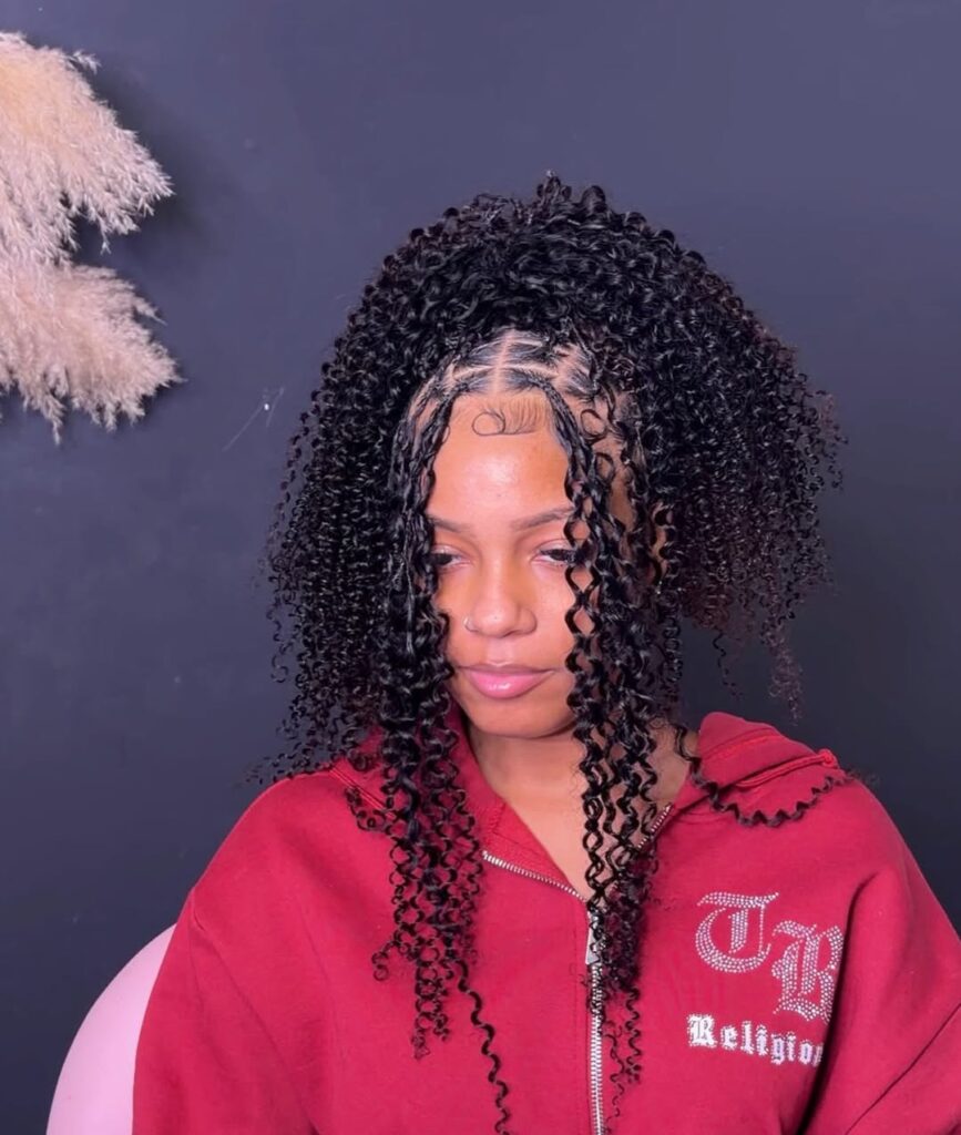 miracle knots in a ponytail style