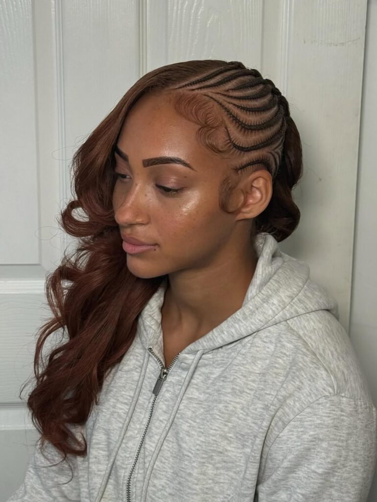 Chocolate brown cassie braids