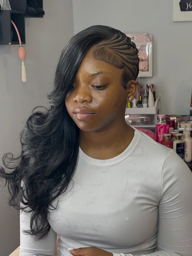 Cassie braids with quick weave