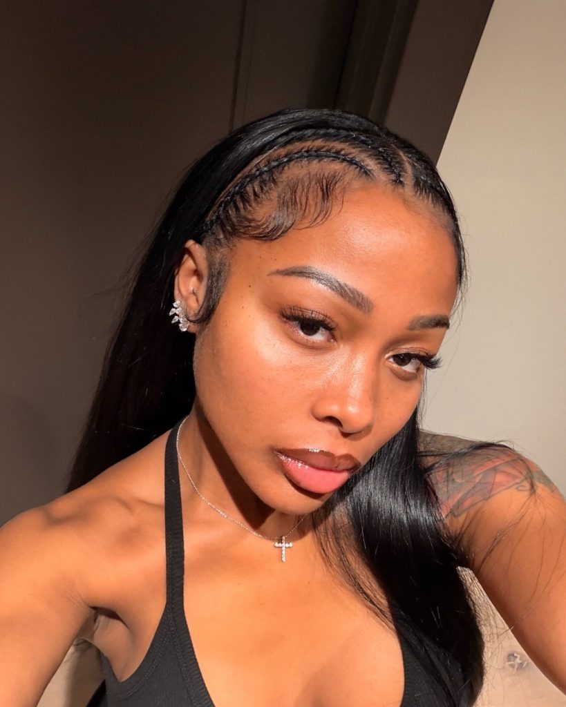 Jayda Wayda braids on Jayda Cheaves 