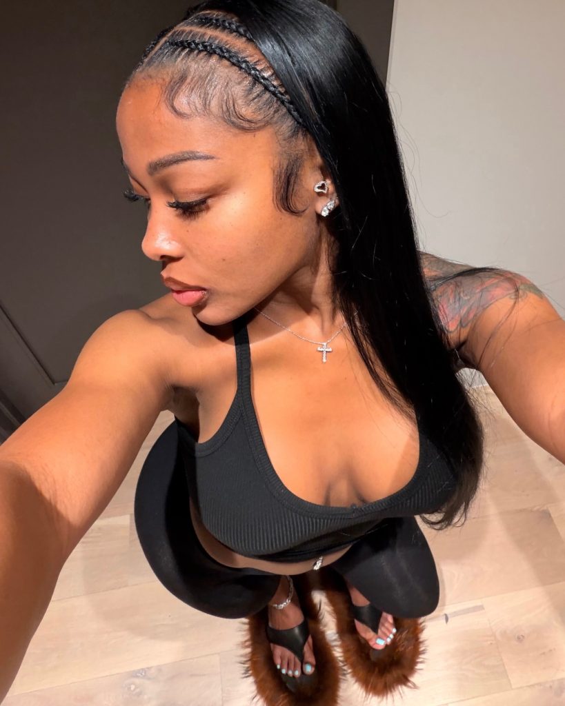 Jayda Wayda braids on Jayda Cheaves 