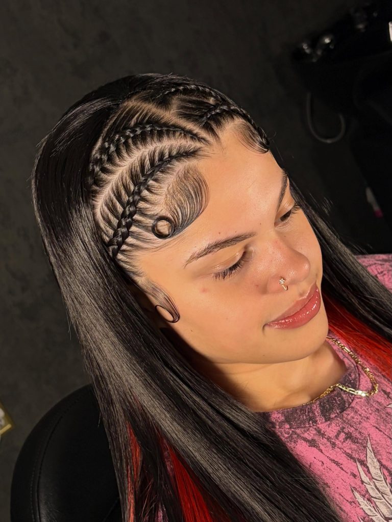jayda wayda braids with straight hair quick weave