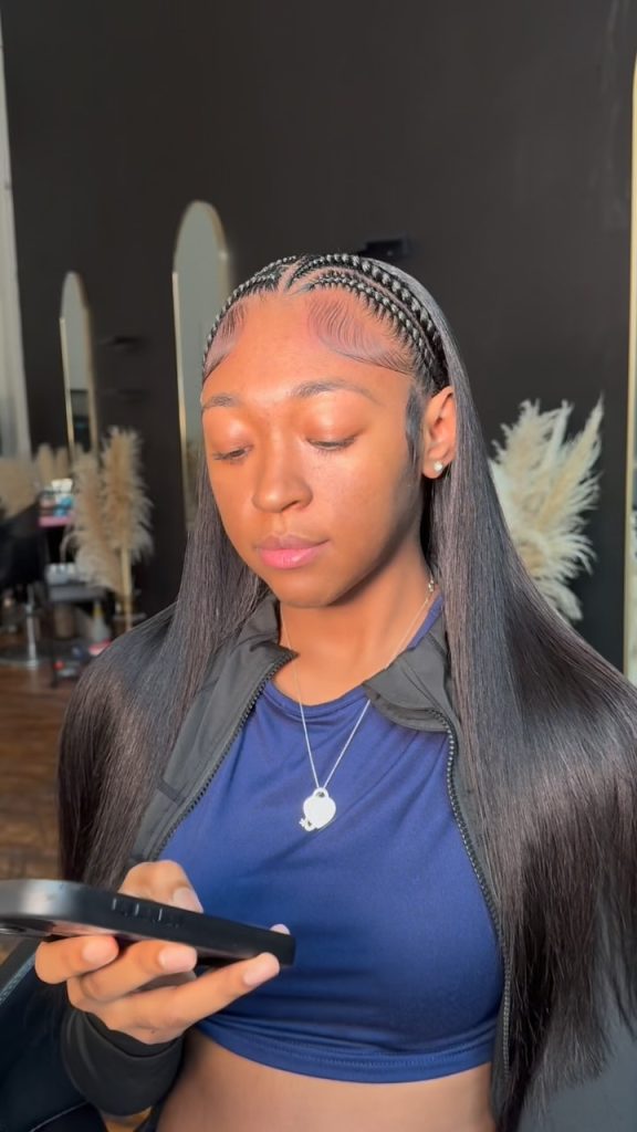 jayda wayda braids with straight quick weave