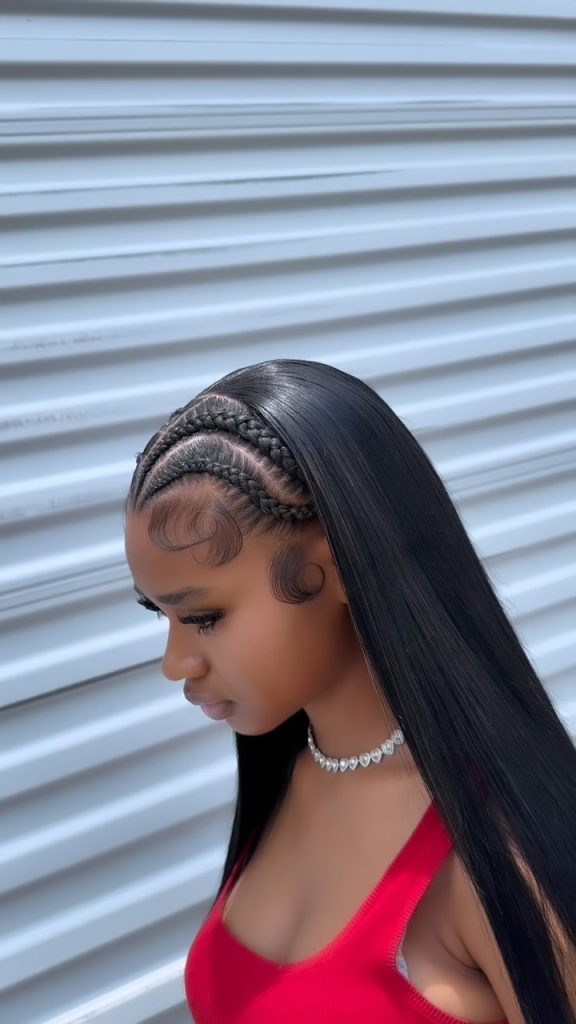 curvy jayda wayda braids with quick weave